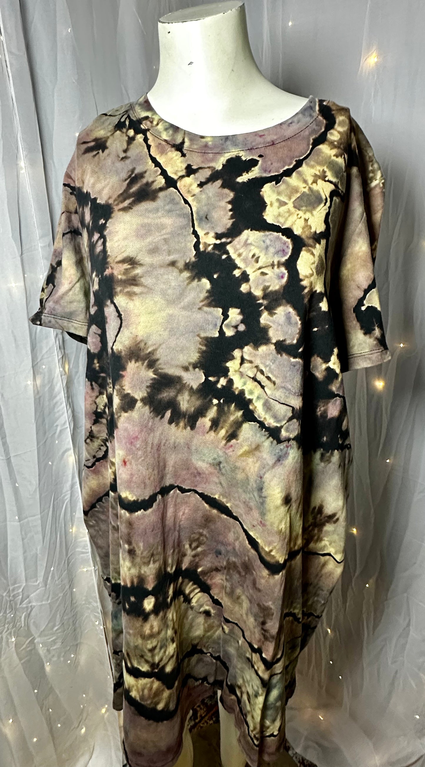 Smoky Quartz Geode T-Shirt Dress