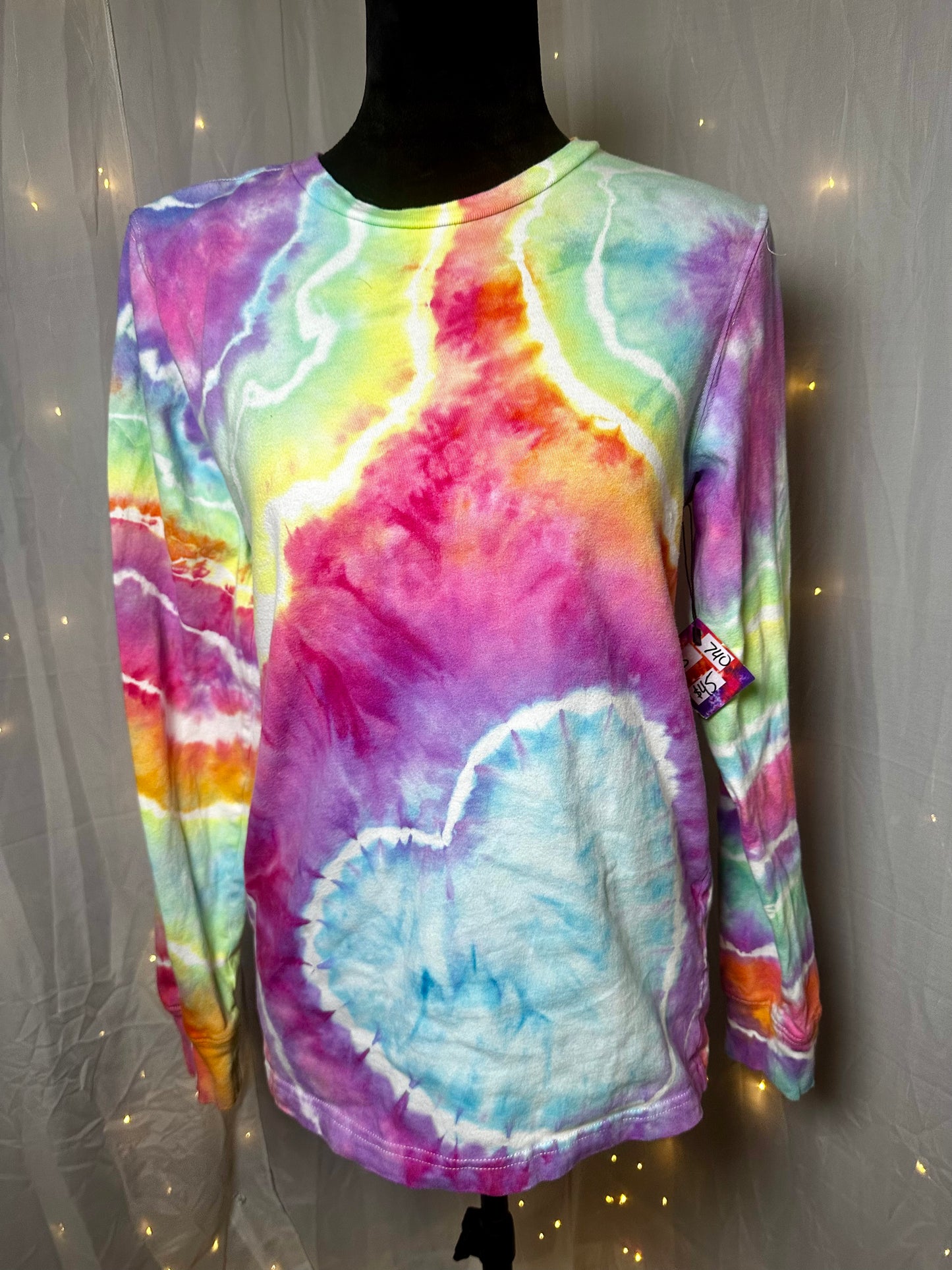 Small Cotton Candy Current Long Sleeve T-Shirt