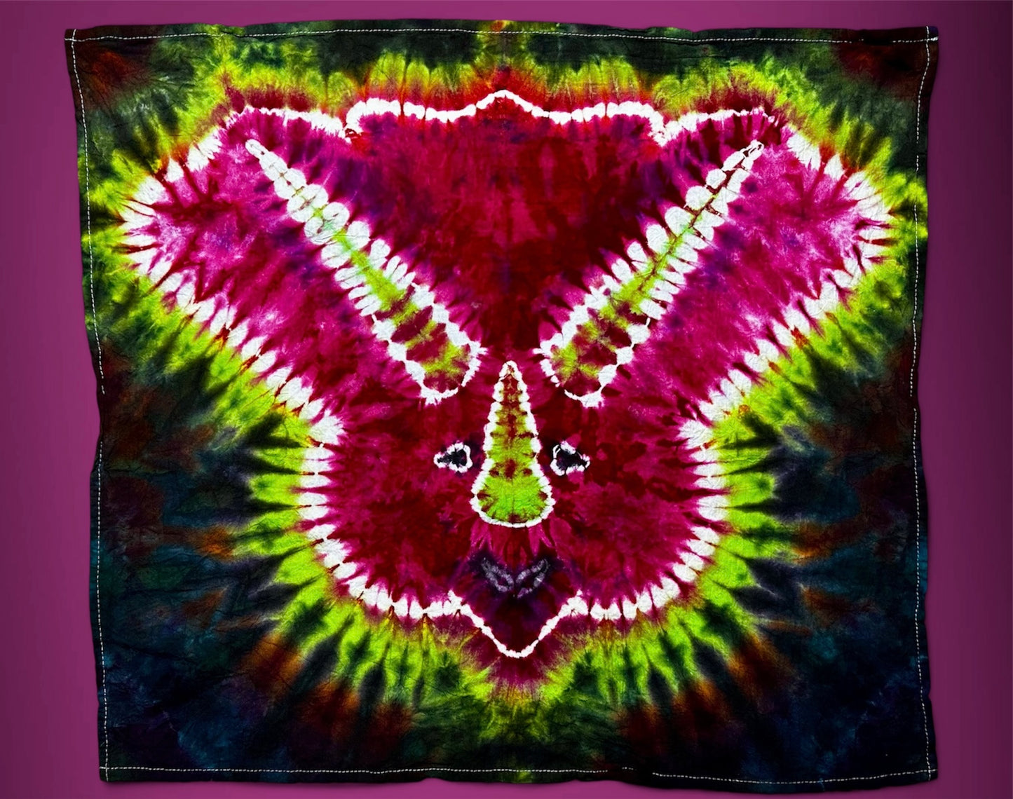 Trixie Tropica Triceratops Kitchen Towel / Mini Tapestry