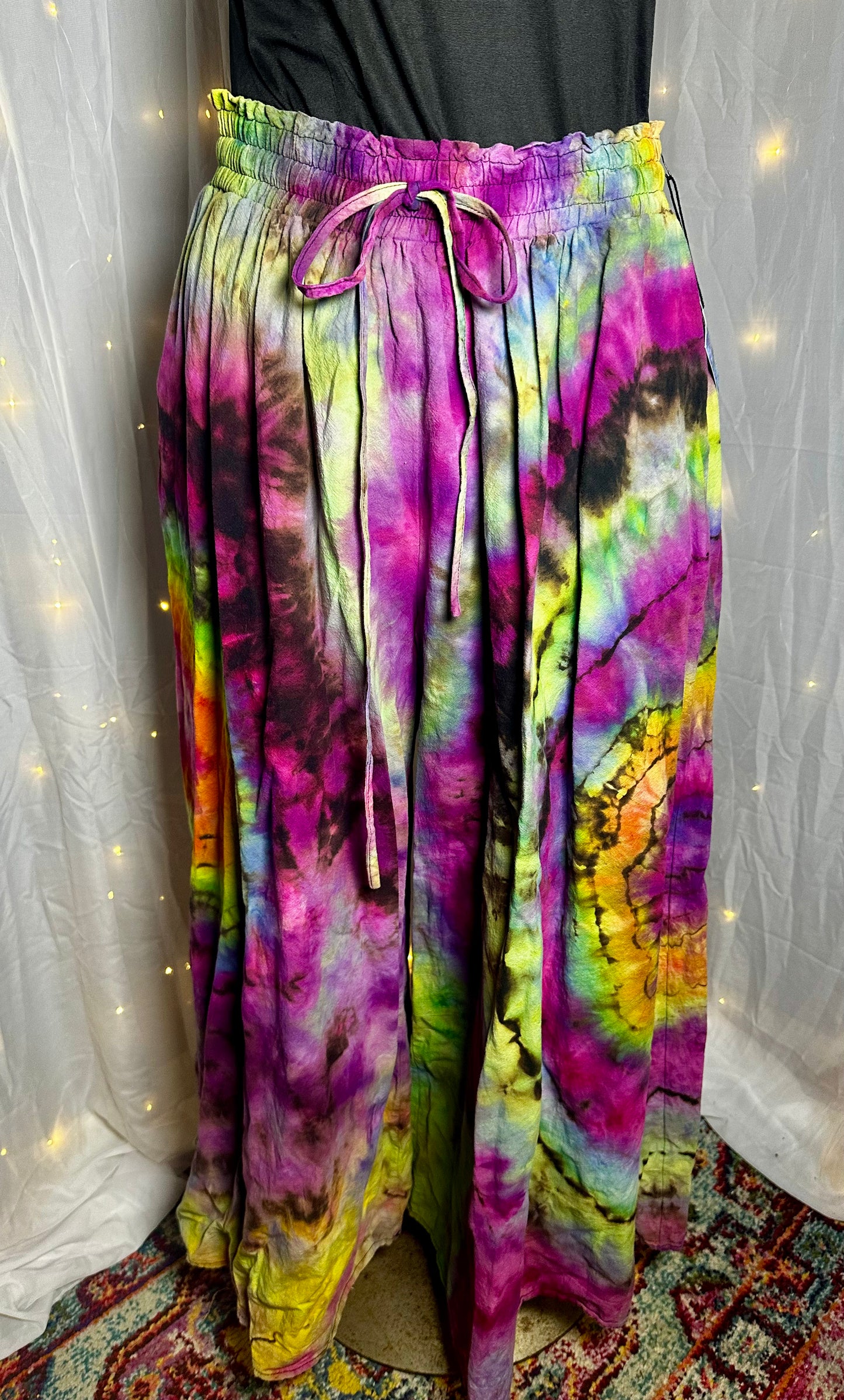 Radiant Aurora Wide Let Pants waist 28in-44in