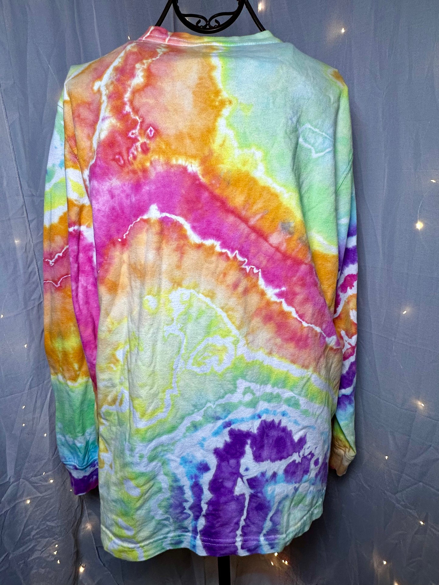 Large Lavender Love Burst Long Sleeve T-Shirt