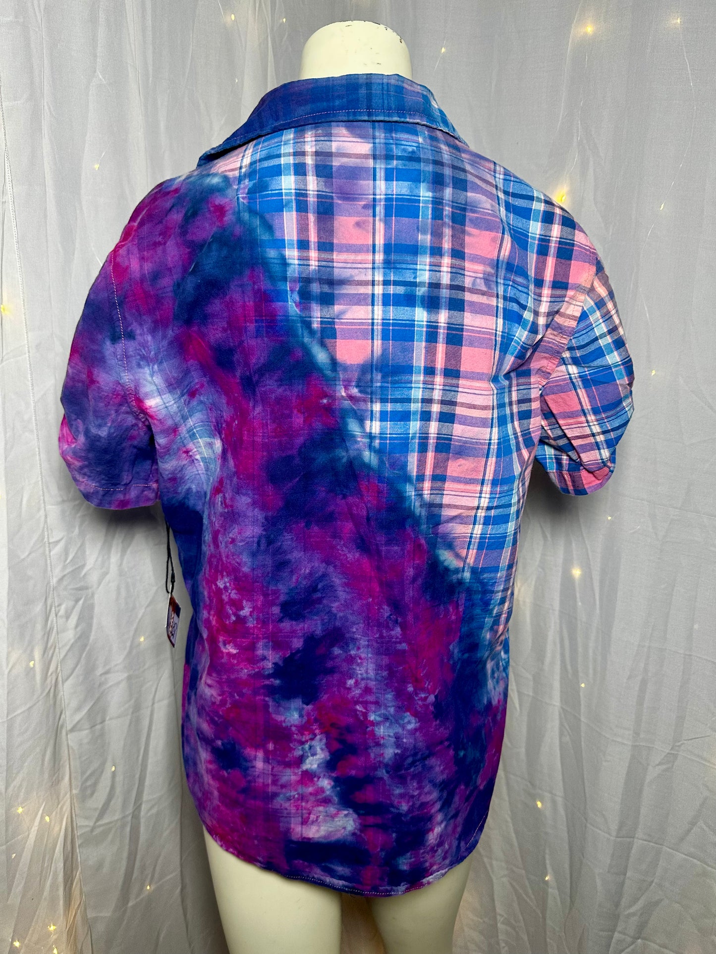 ✨UPCYCLED✨ Large Twilight Remix Button Up