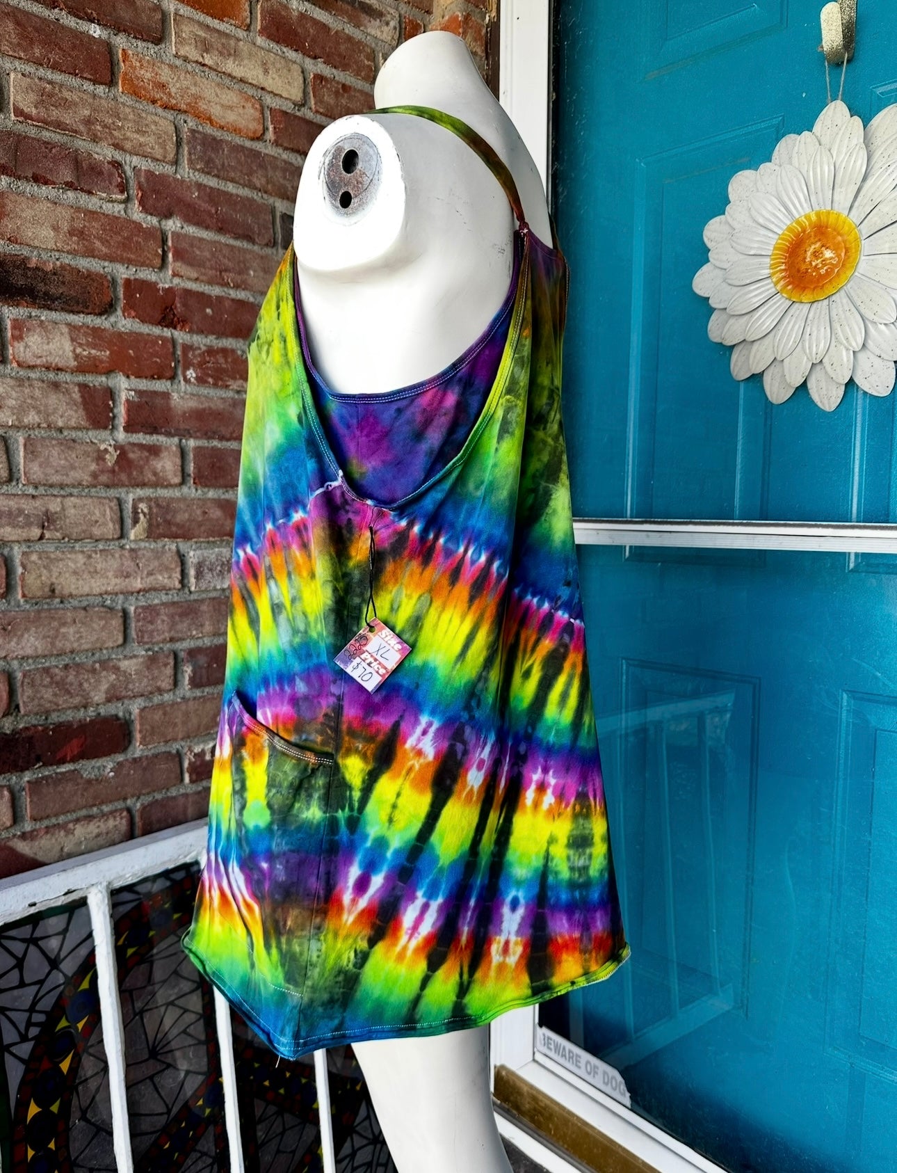 XL Sunburst Soundwave Romper Dress