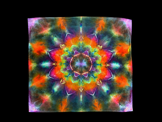 Psychedelic Petal Mini Tapestry/Kitchen Towel