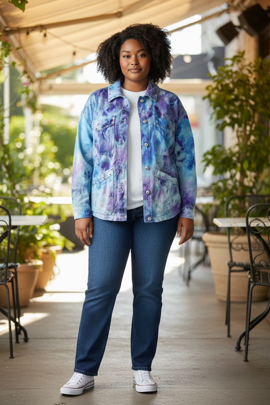 Large Dreamy Night Denim Jacket