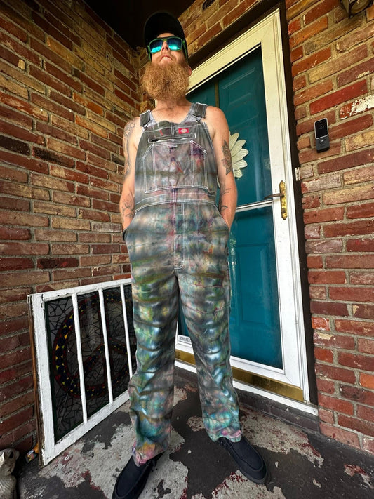 34x30 Woodland Grunge Overall-Dickies