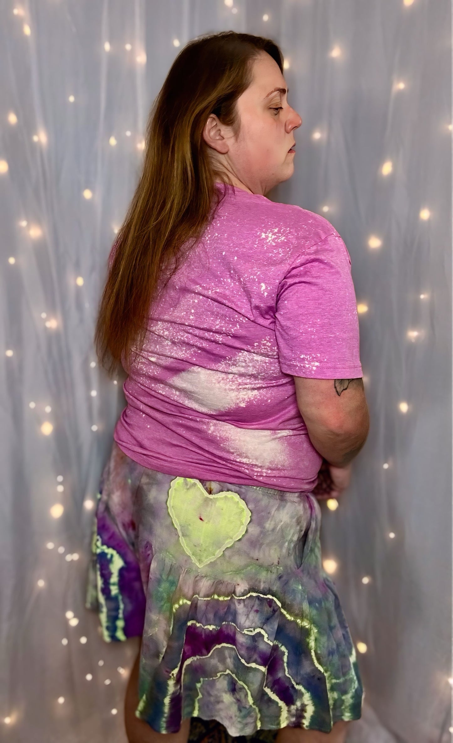 XXL Electric Love Flowy Festival Shorts *UV Reactive*
