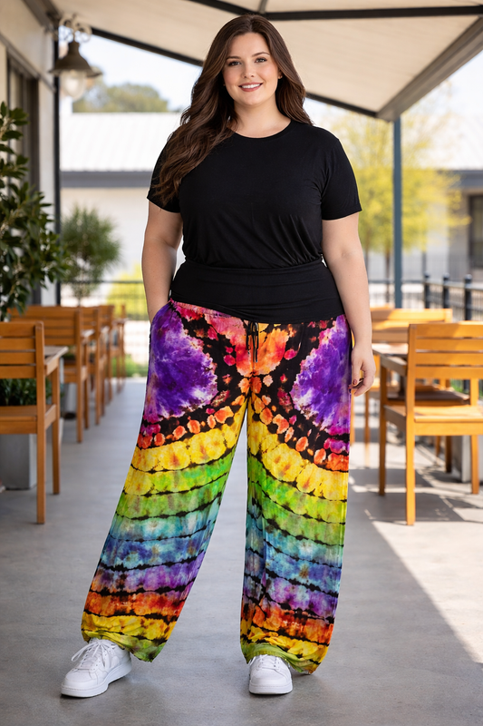 XL Prism Butterfly Relaxed Fit Comfy Pants