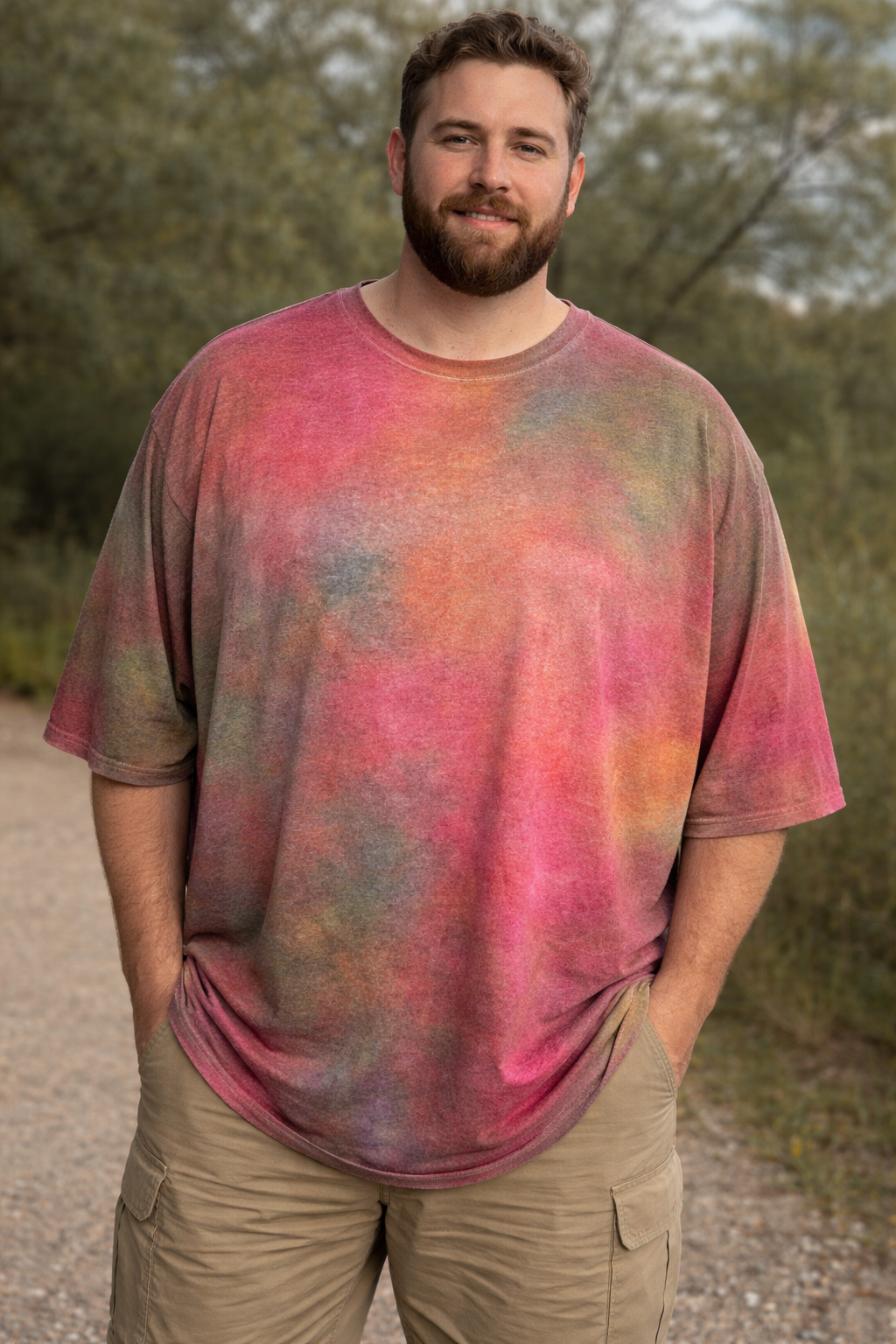 3XL Rustic Rainbow Grove Tee