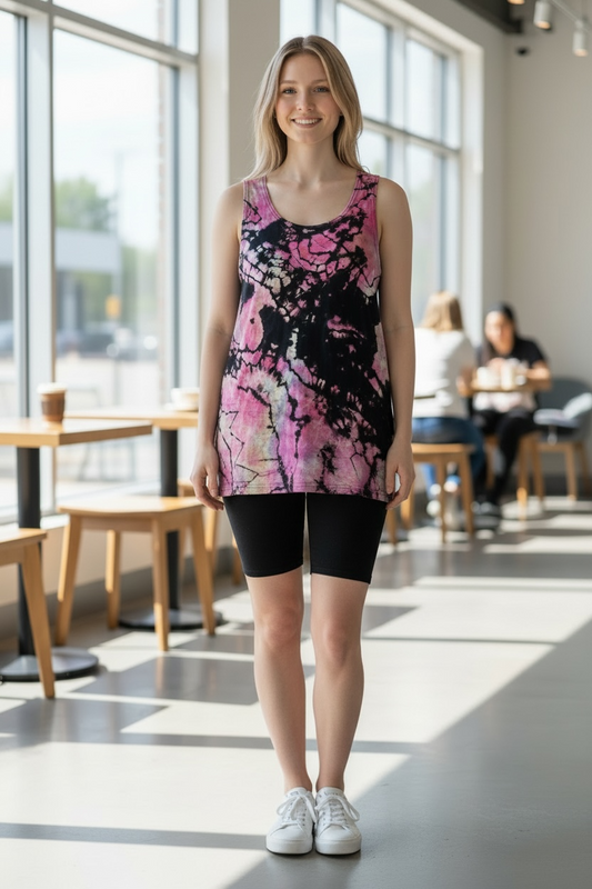 Small Moon Ink Tank Top