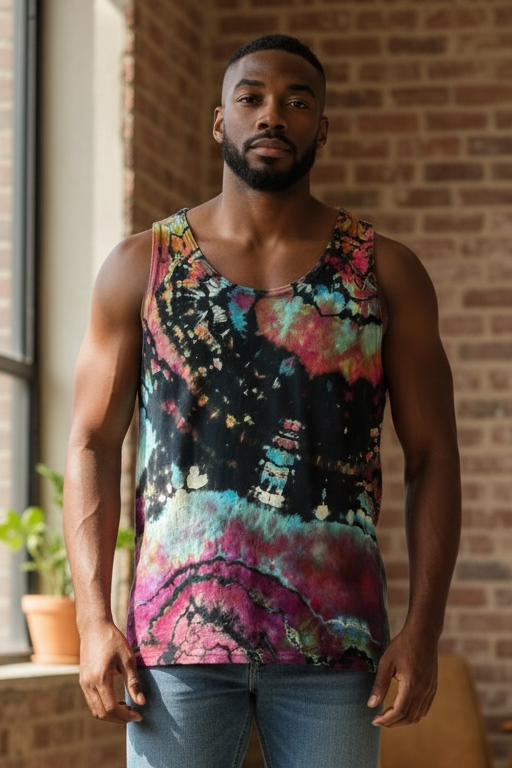 XL Midnight Geode Tank Top