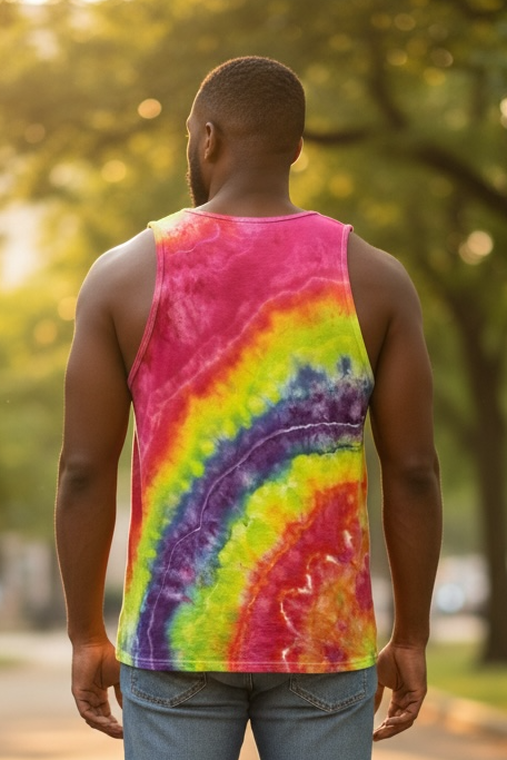 XL Elextric Rainbow Tank Top