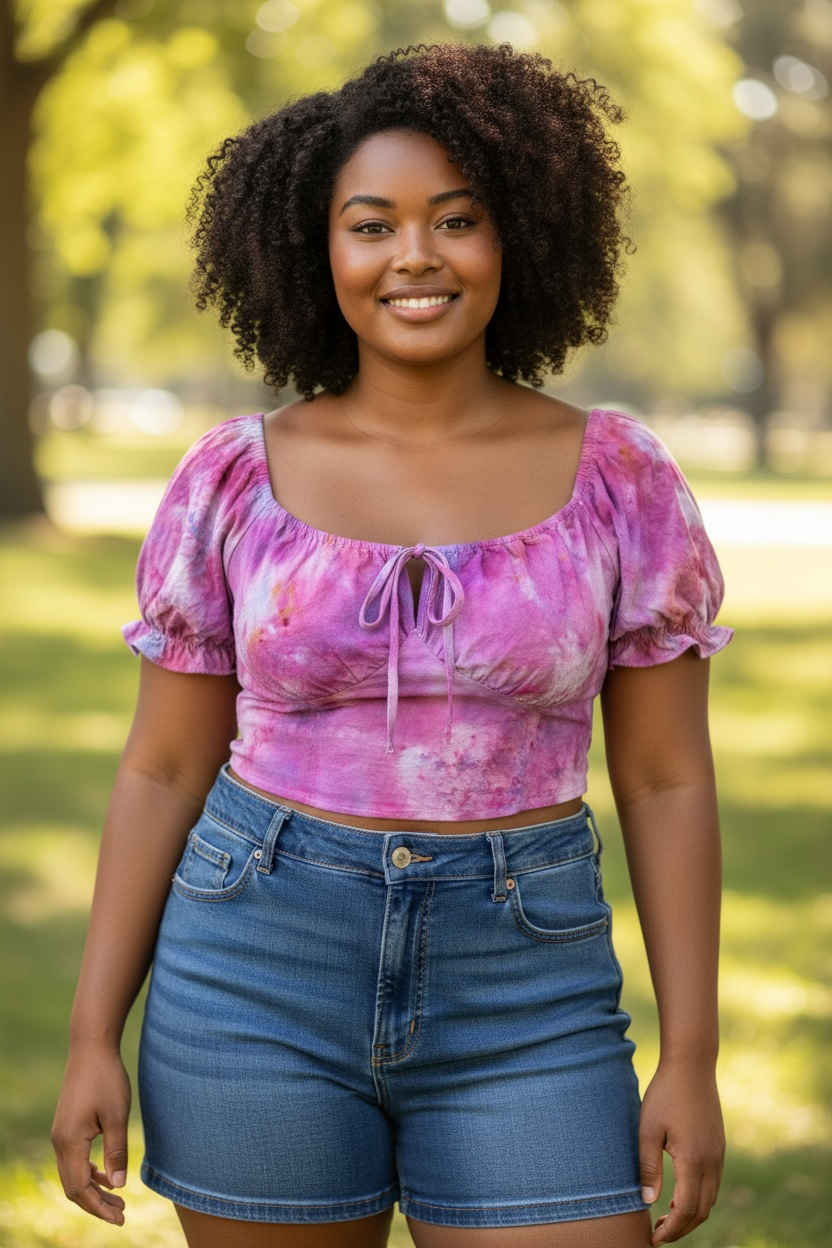 Xxl Rosewater Dream Crop Top
