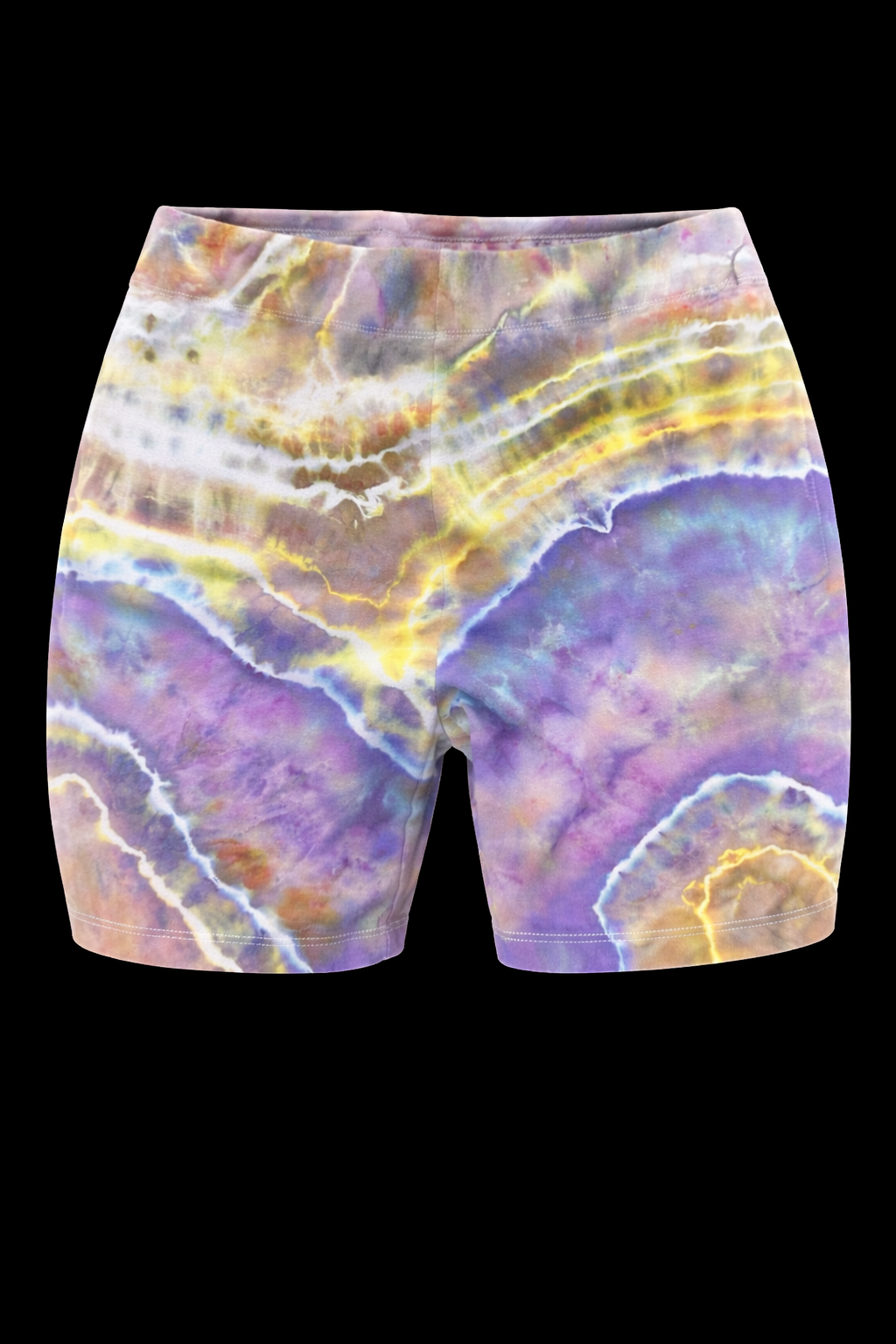 Large Violet Voltage Biker Short