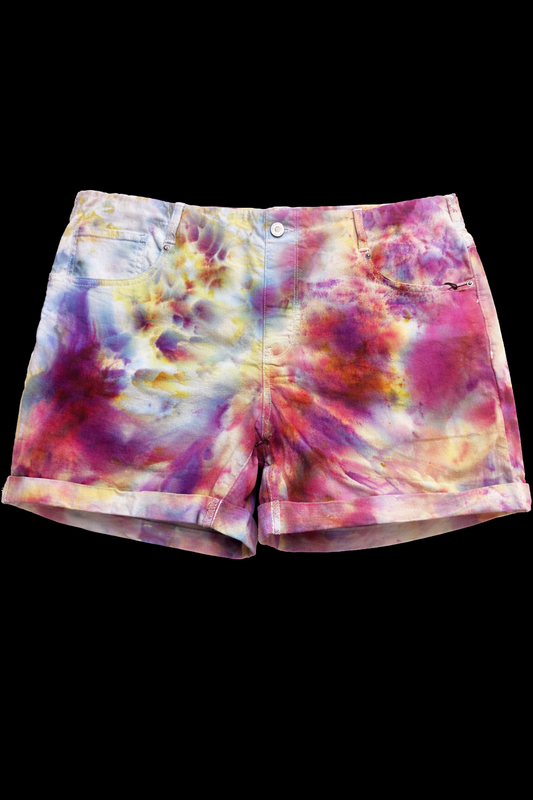 XL Wildfire Skies Denim Shorts