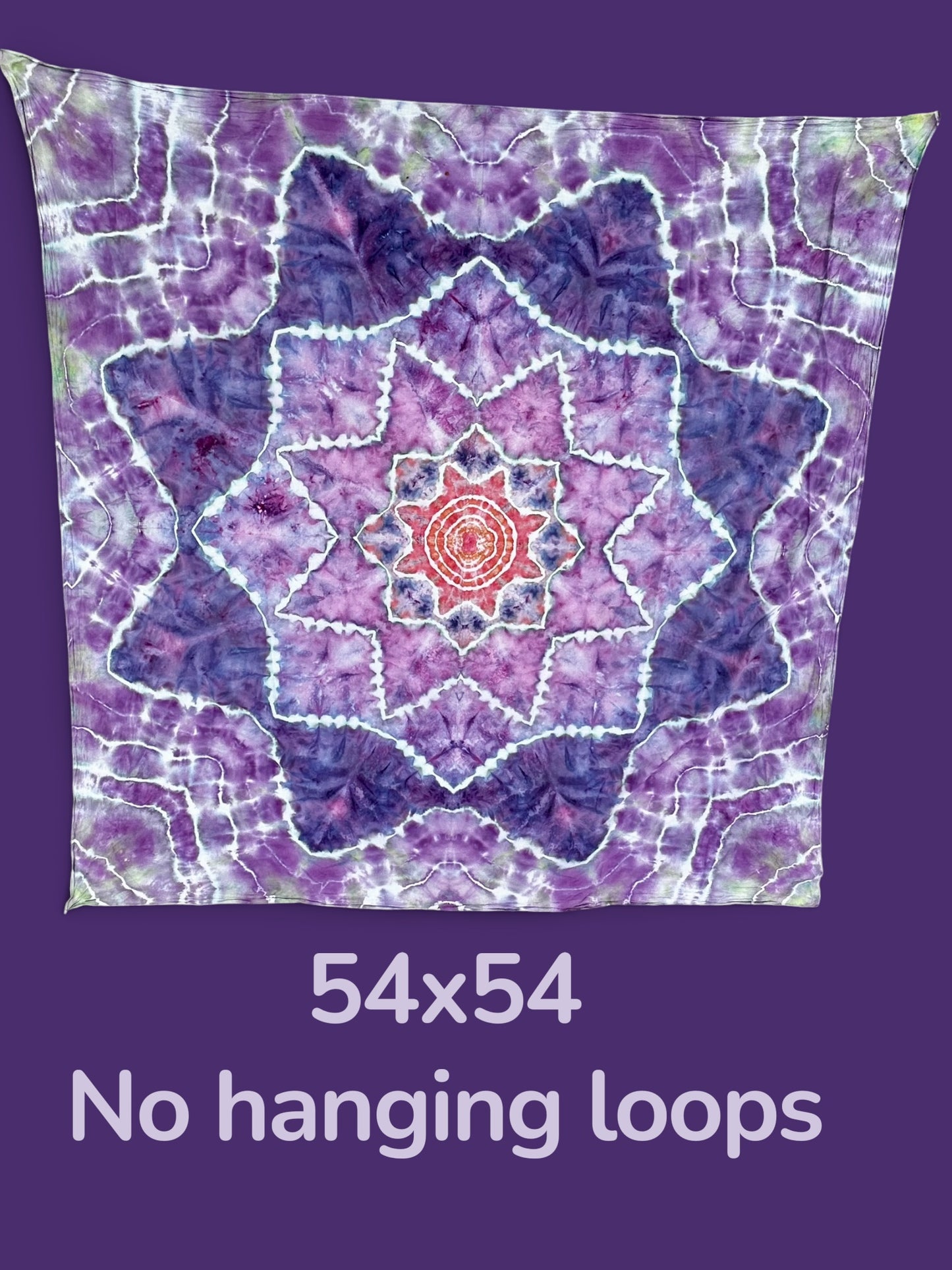 Lavender Lotus Mandala Tapestry