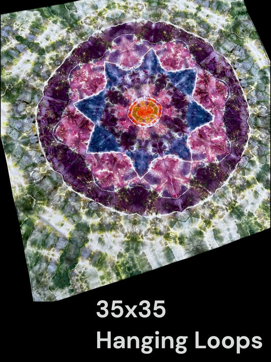 Violet Compass Tapestry