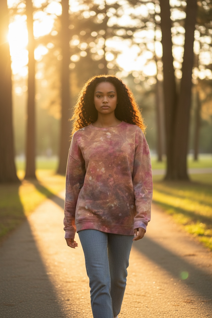 Medium reverse dyed crewneck sweatshirt