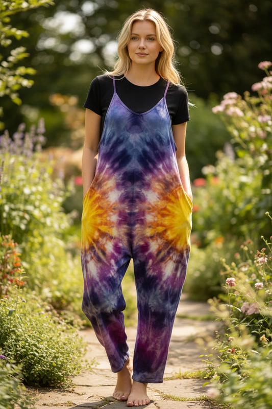 Small Sunset Harlem Jumper Tie Dyed