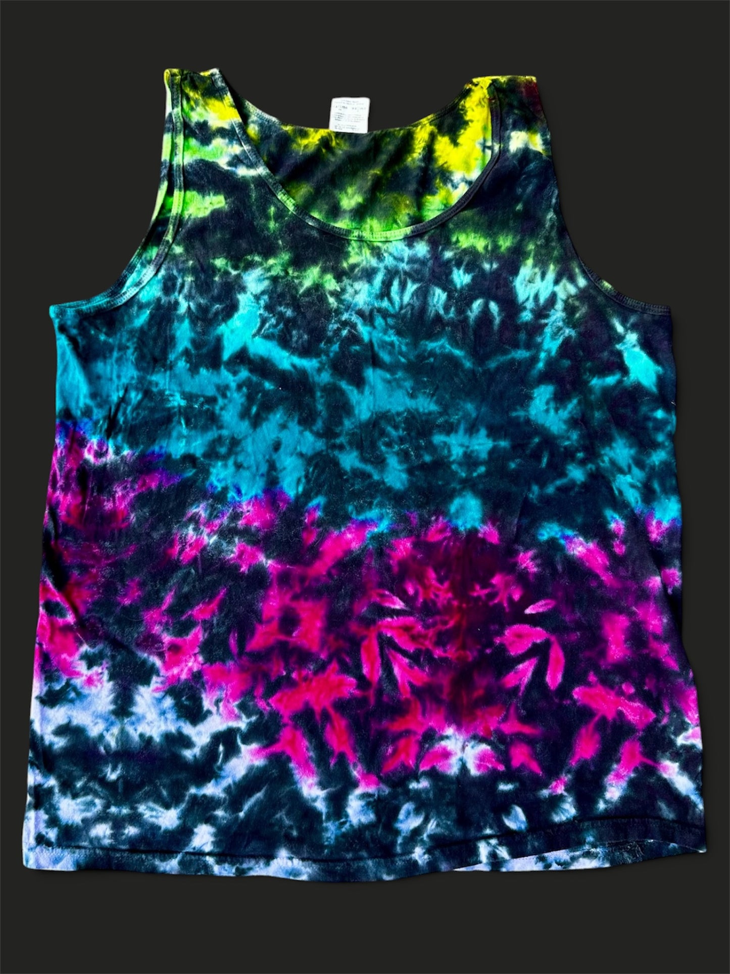 XL  Neon Galaxy Comfort Colors Relax Fit Men’s Tank