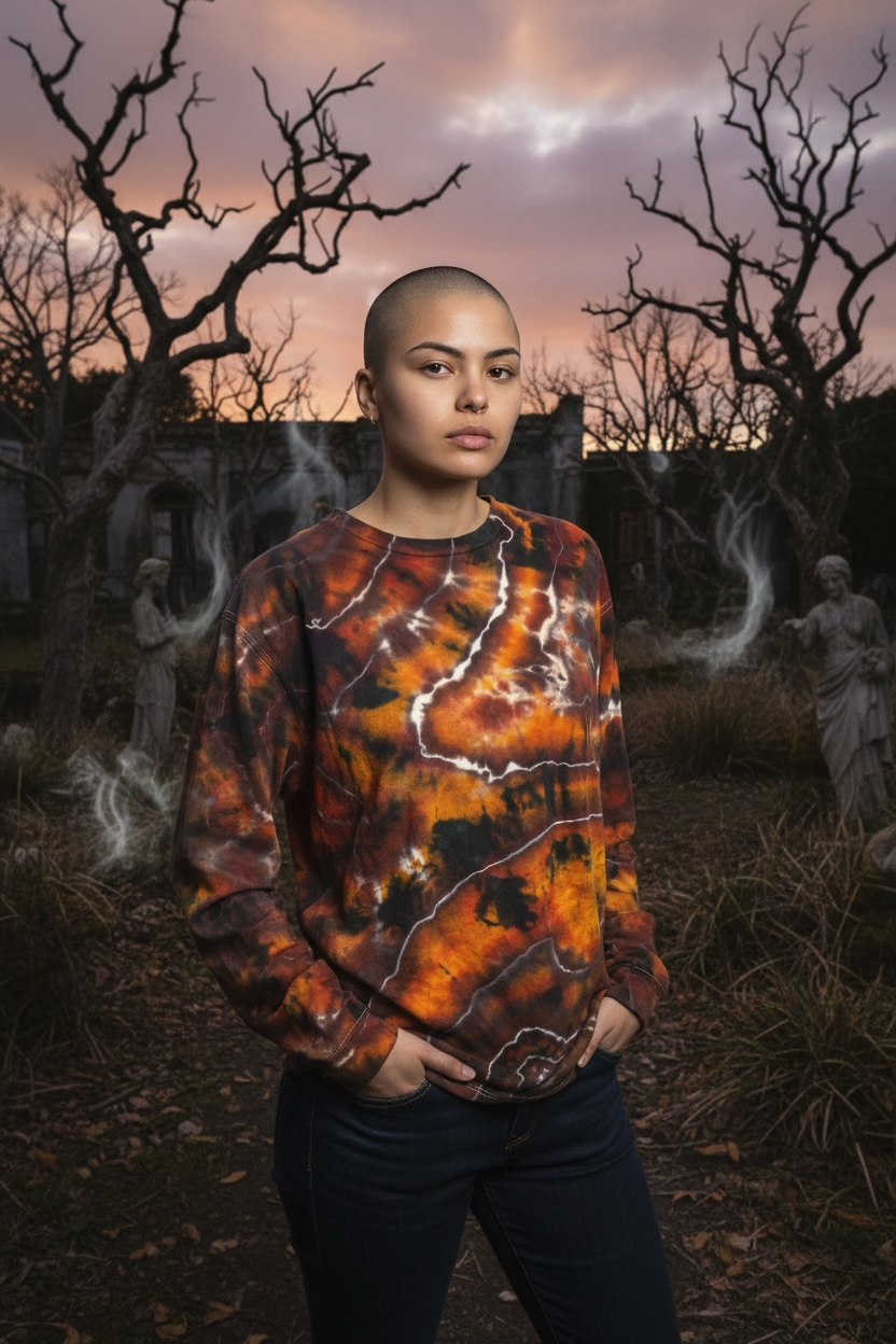 Large “Gate to the Upside Down Long Sleeve Tee