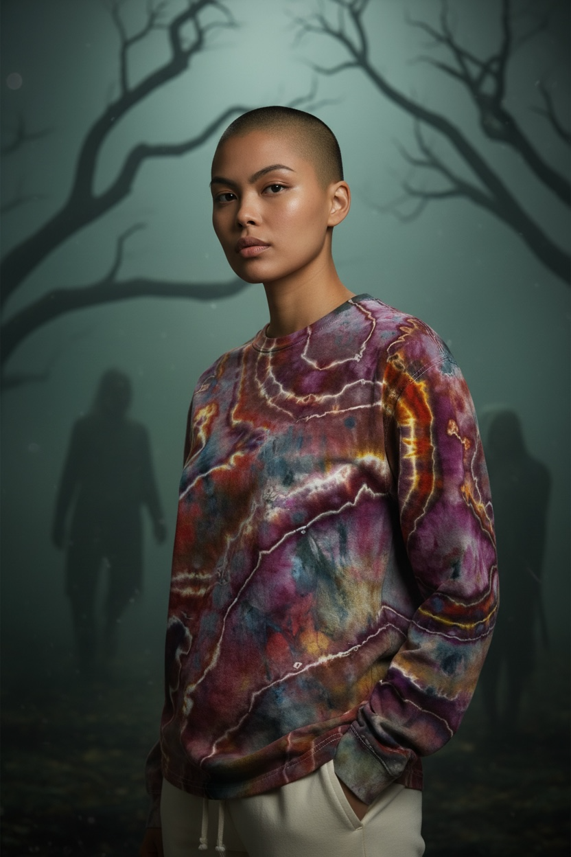 Large Crimson Gate Long Sleeve Tee