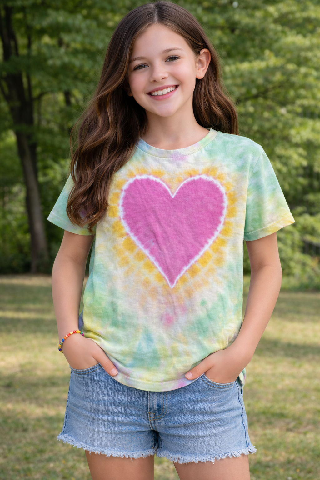 Youth Small Dreamy Pastels Love Tee