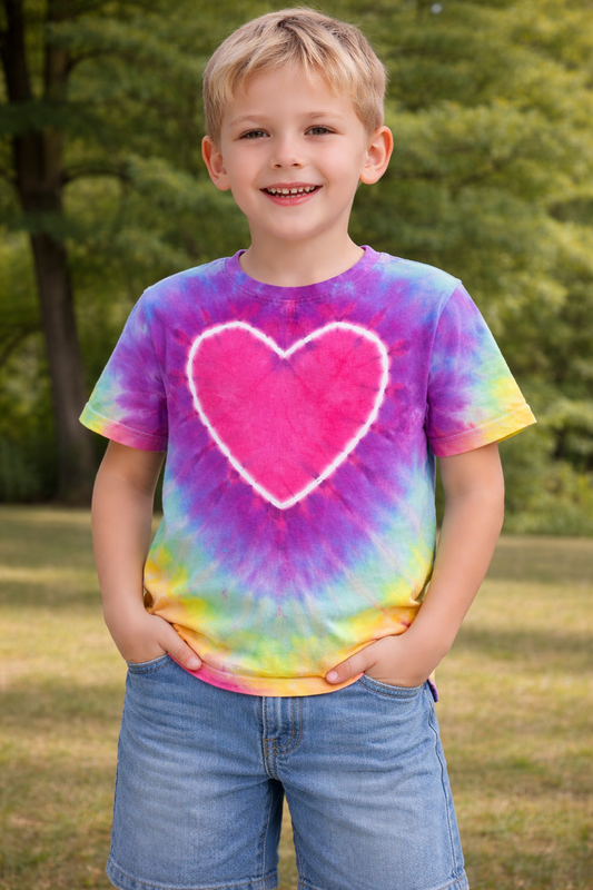 Youth X-Small Dreamy Pastels Love Tee
