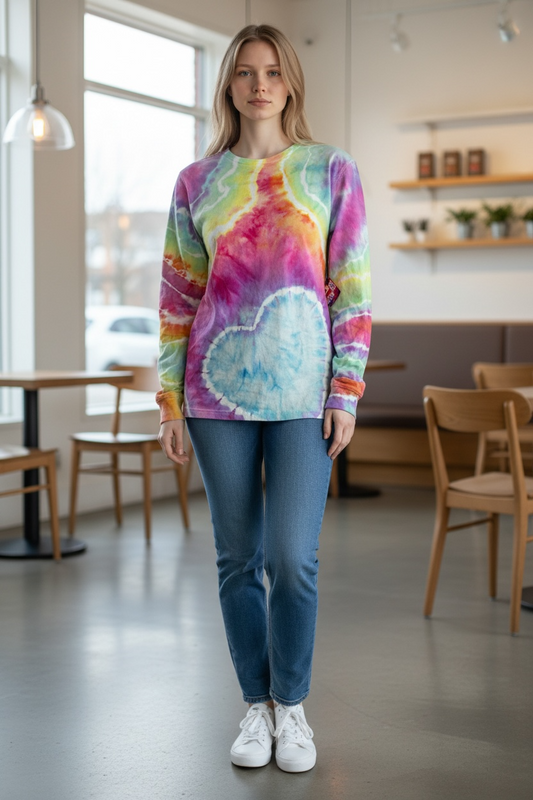 Small Cotton Candy Current Long Sleeve T-Shirt