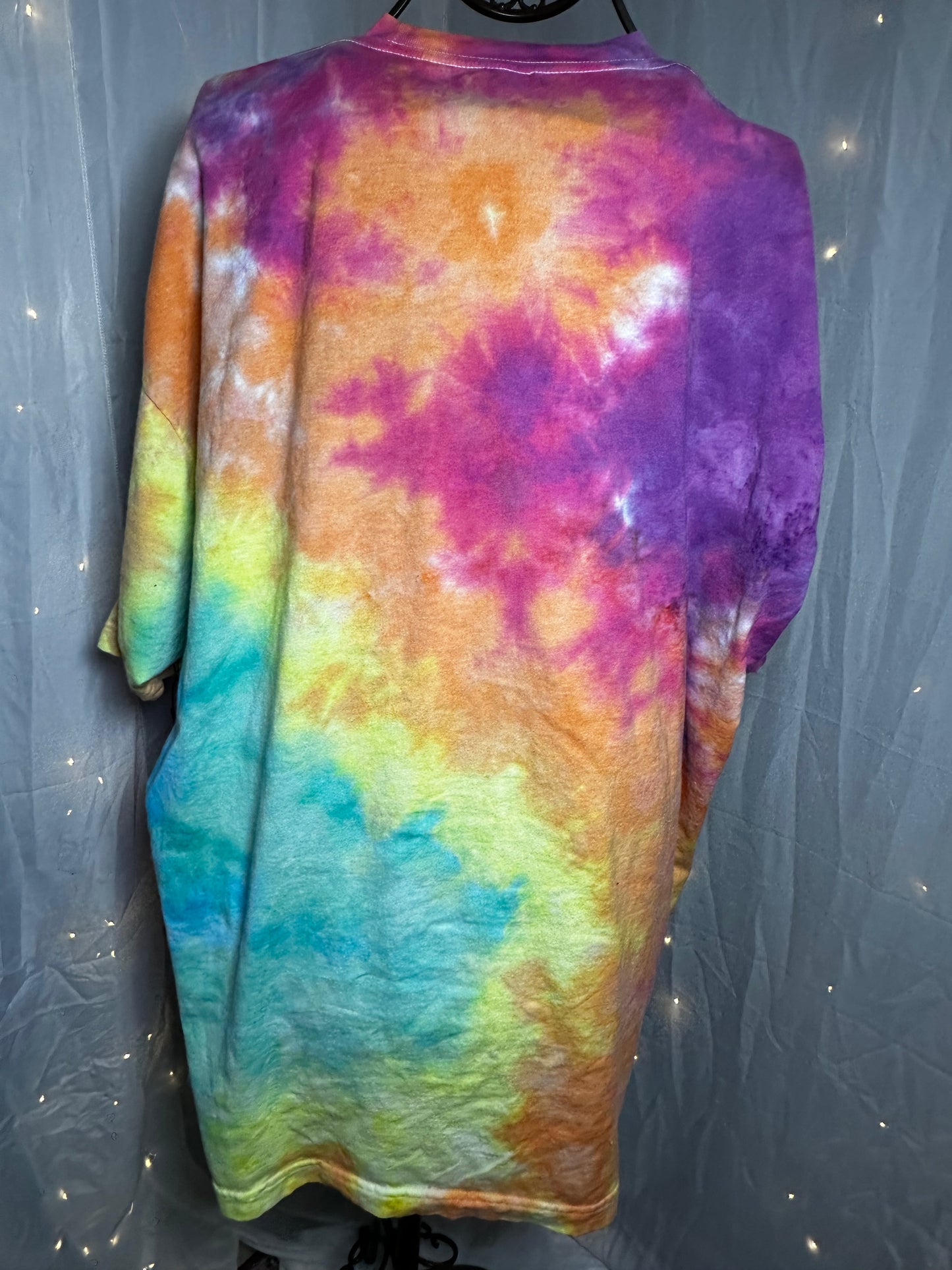 4XL Rainbow Riot Heart T-Shirt