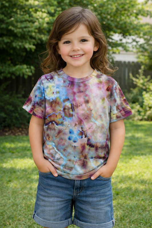 Youth Small Plum Crazy Agate Lace Tee