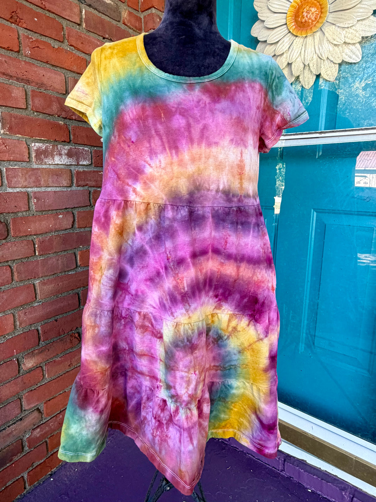 Medium Autumn Swirl T-Shirt Dress
