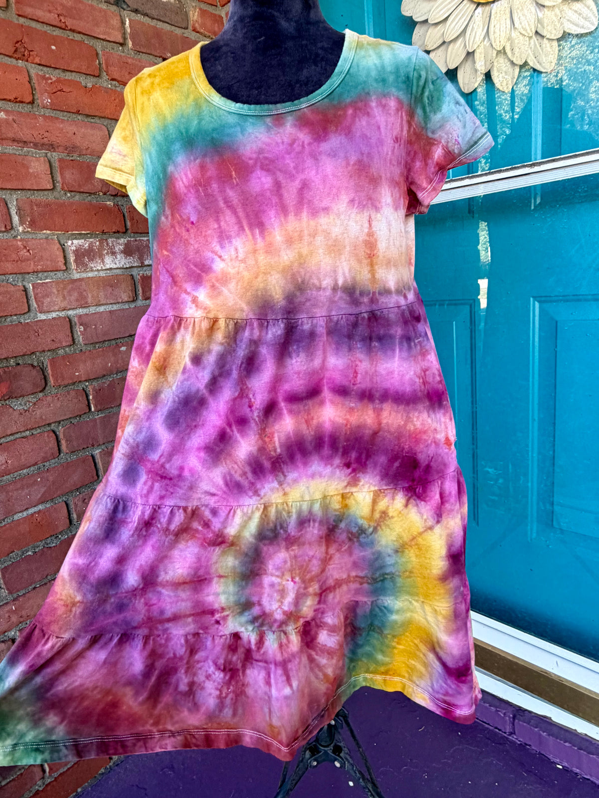 Medium Autumn Swirl T-Shirt Dress