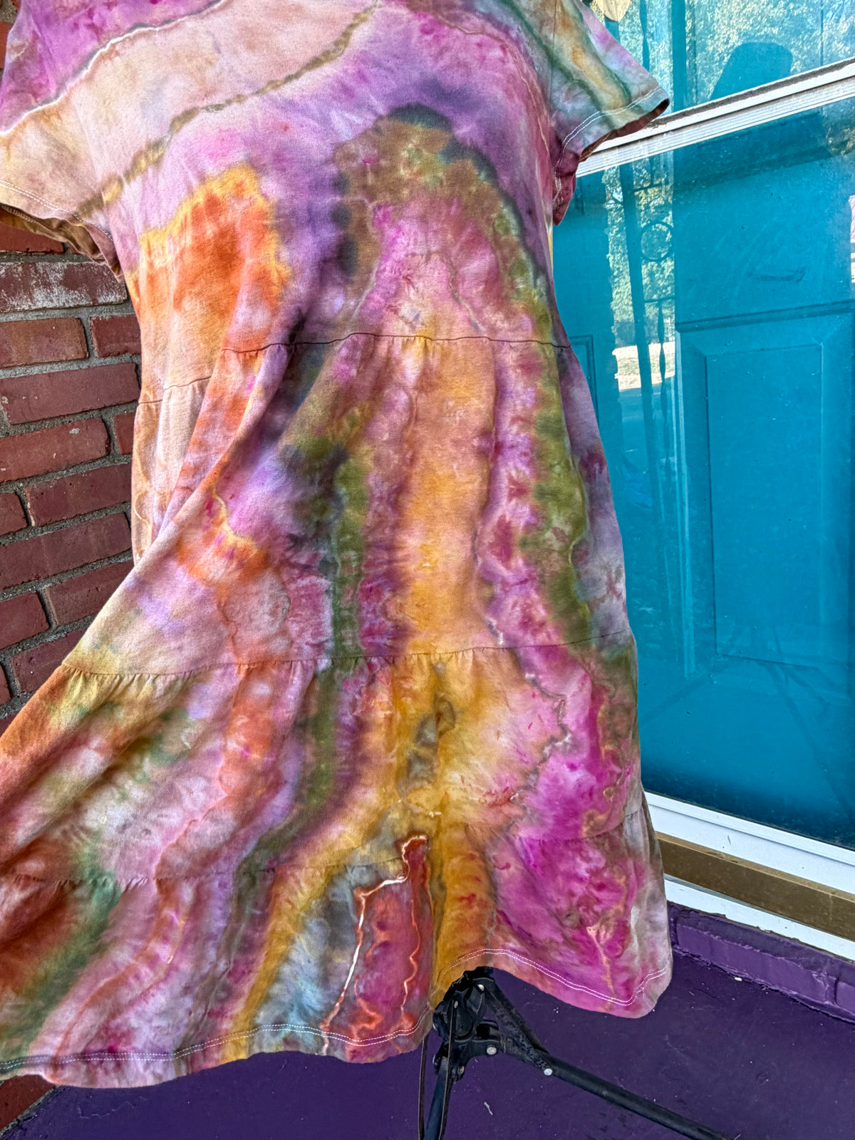 Medium Autumn Enchantment Agate T-Shirt Dress