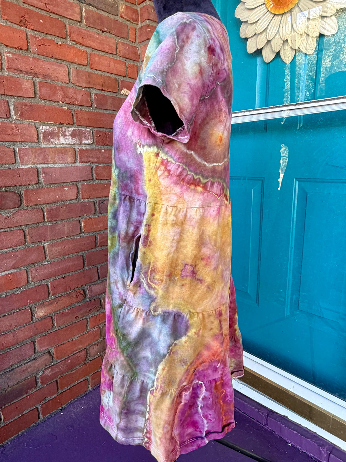 Medium Autumn Enchantment Agate T-Shirt Dress