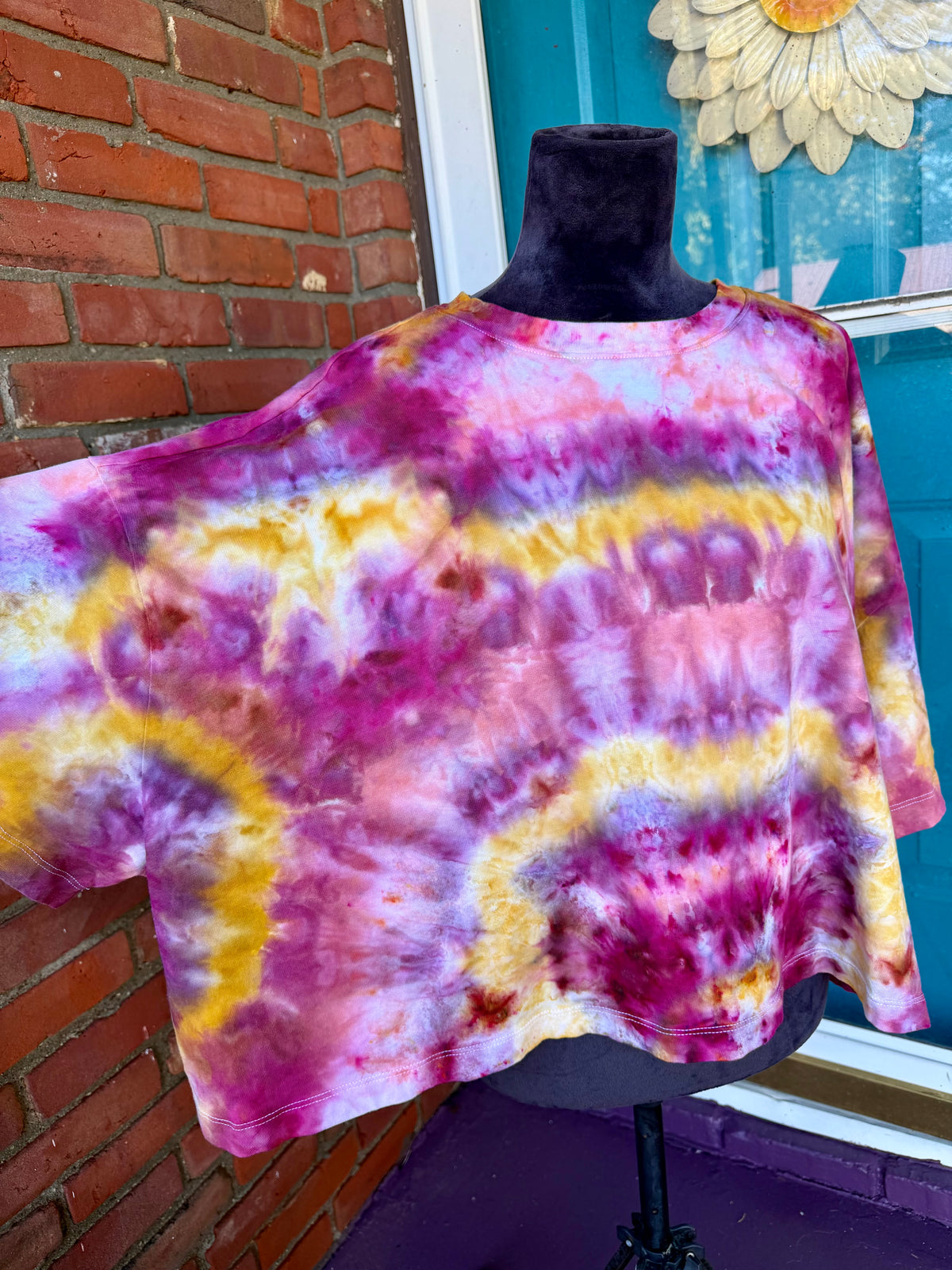 4X Mystic Lotus Galaxy Crop Top