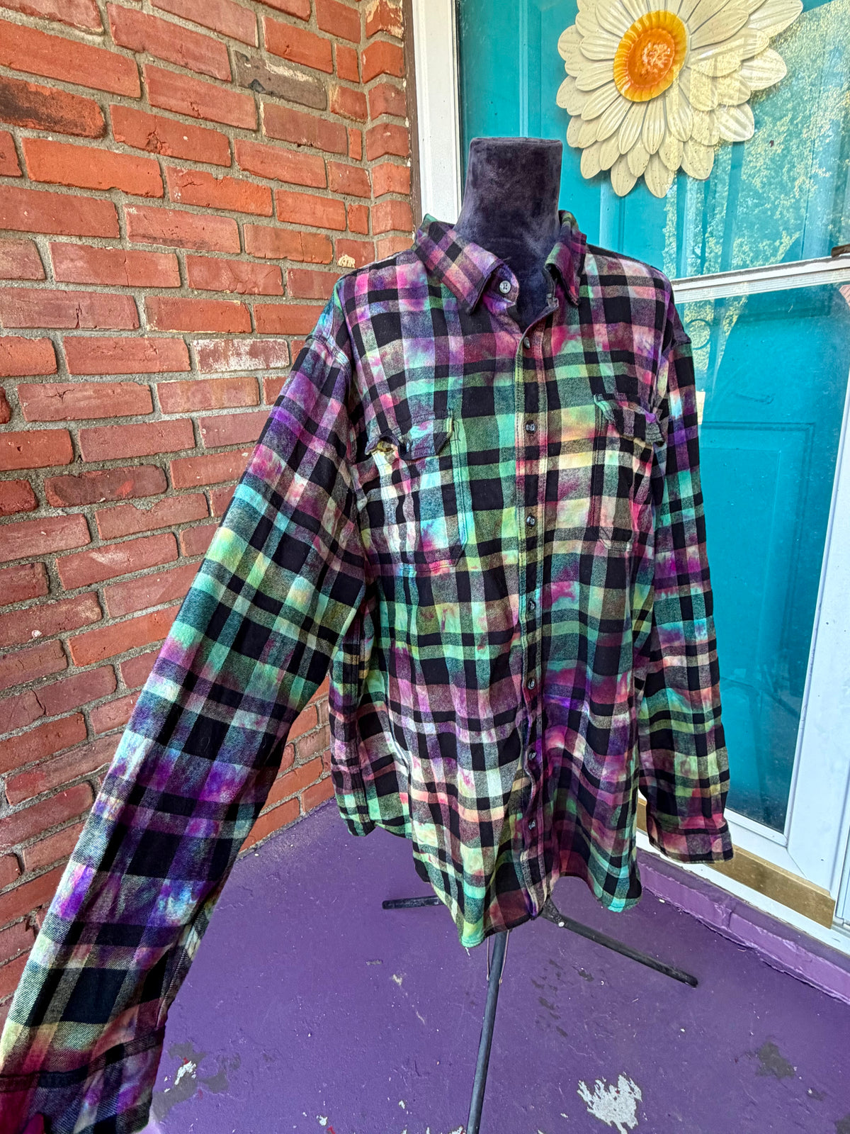 3XLT Electric Forest Flannel