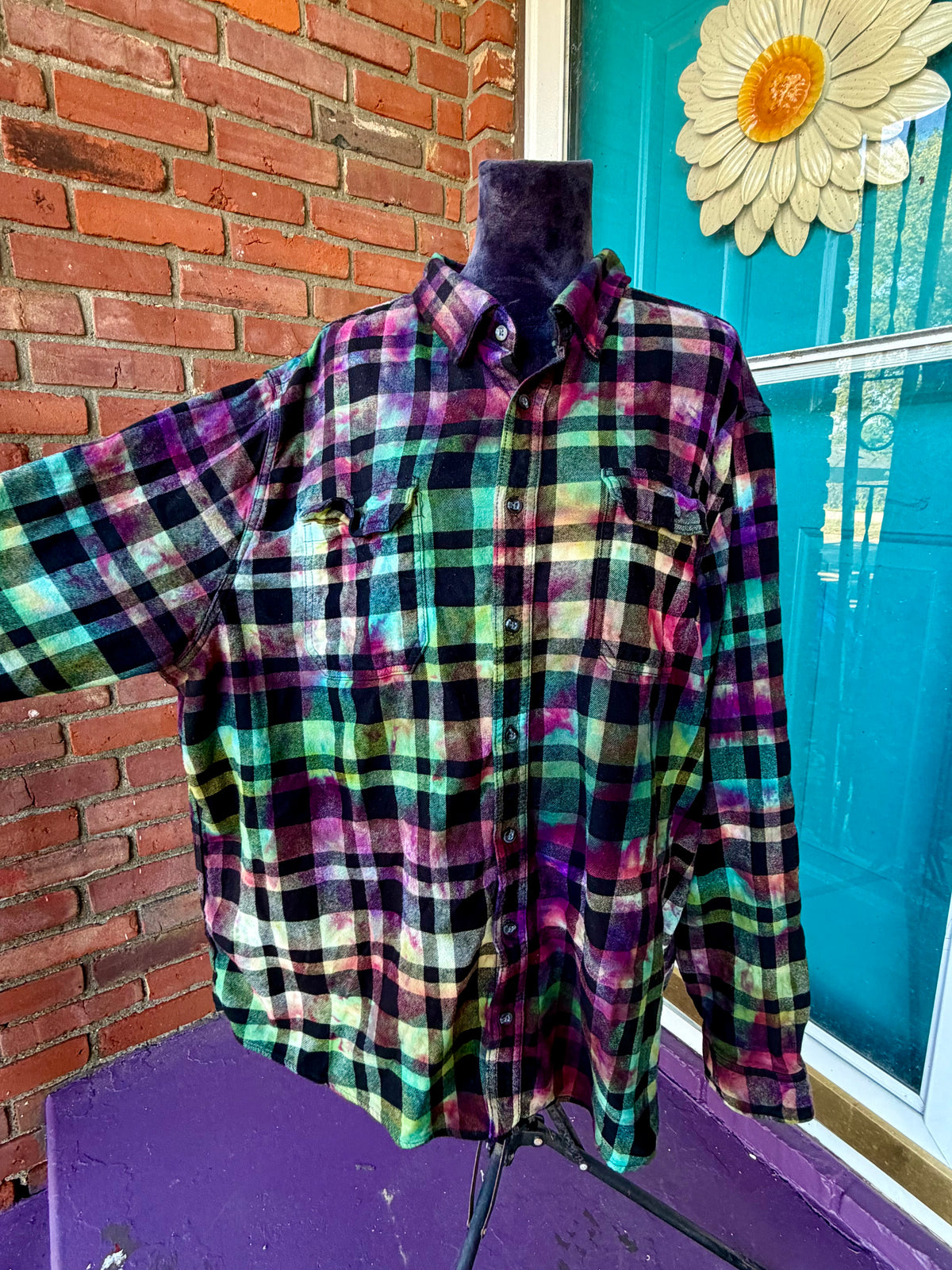 3XLT Electric Forest Flannel