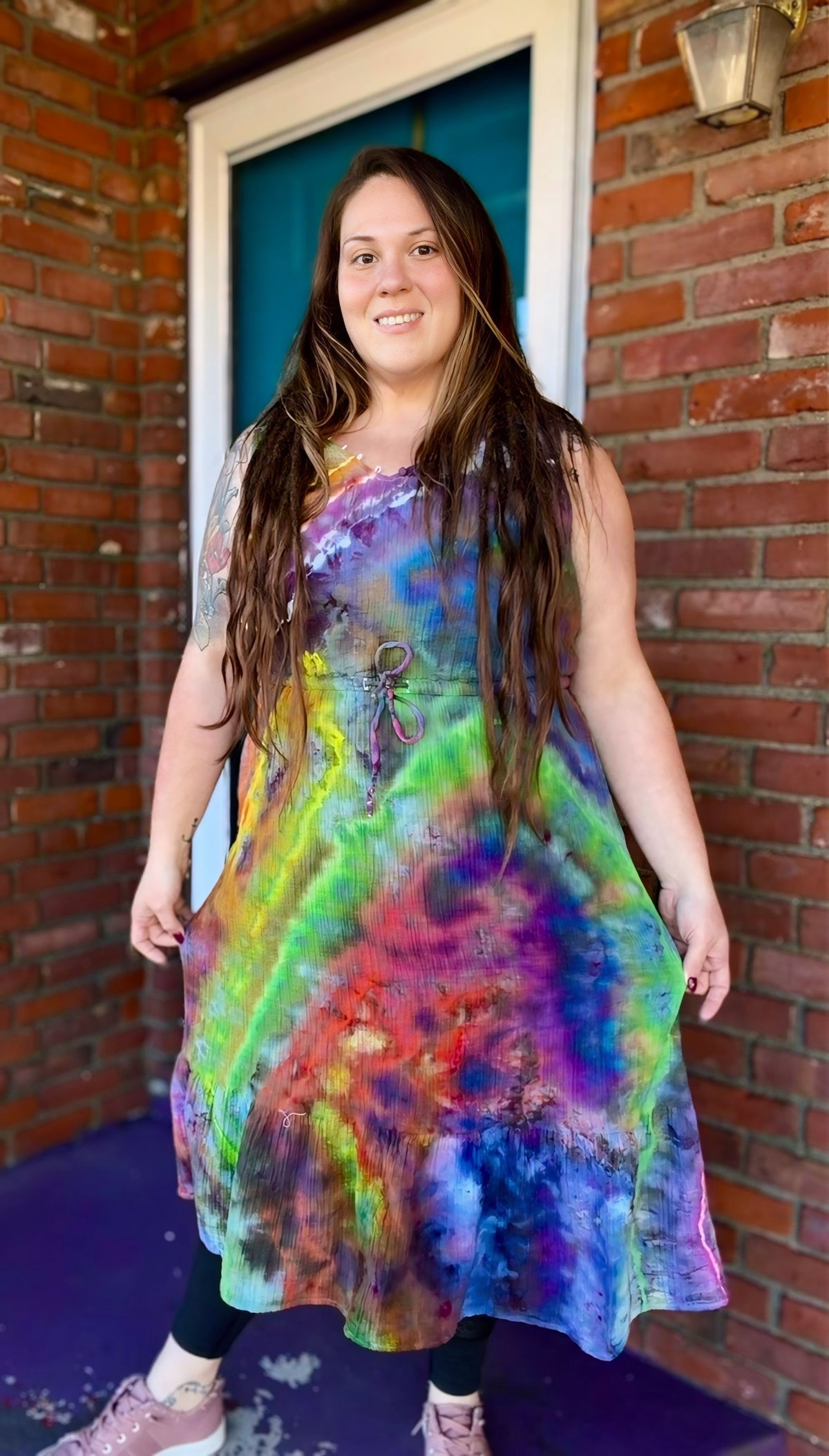 XL Thunderstorm Midi Dress
