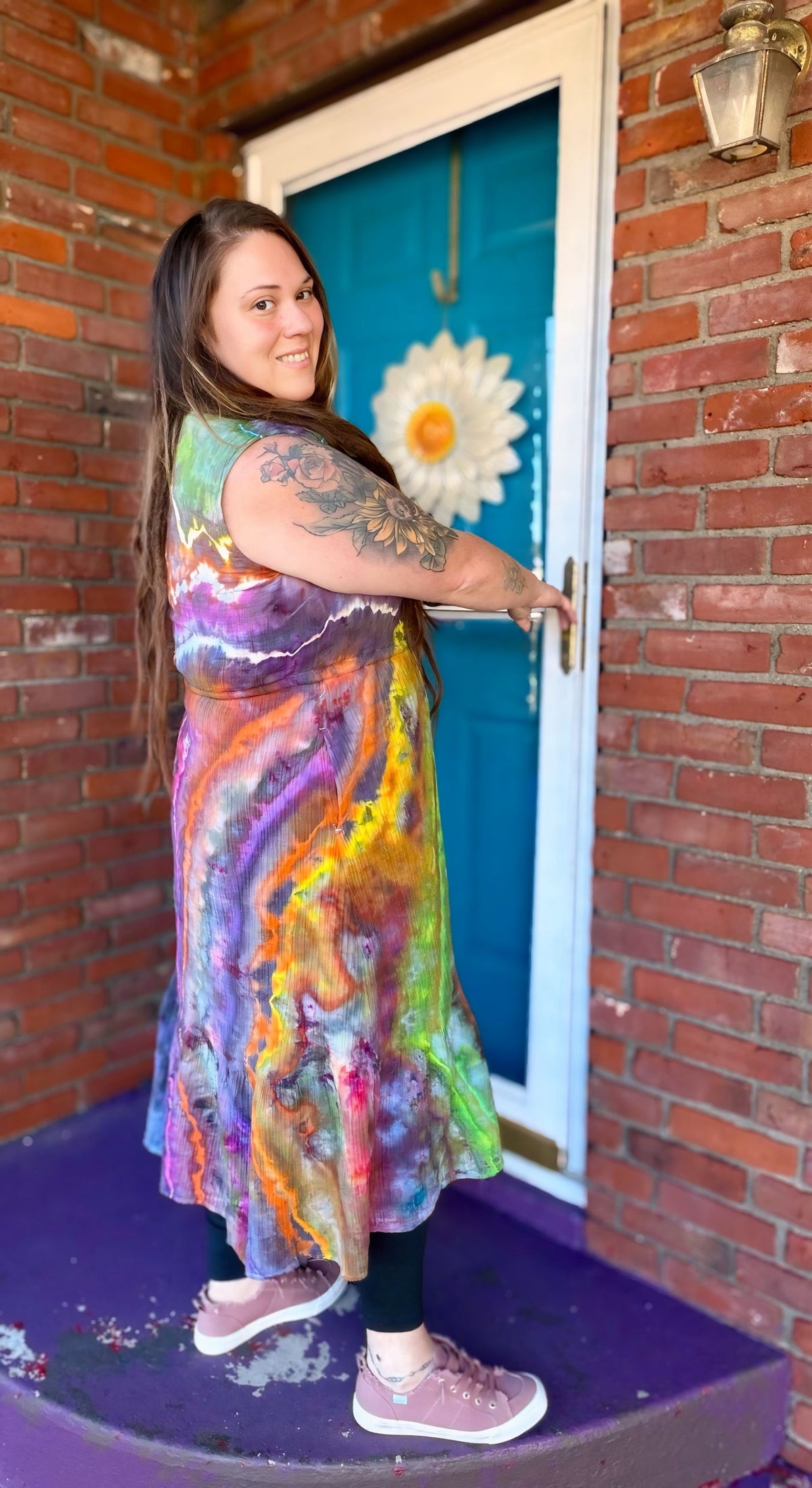 XL Thunderstorm Midi Dress