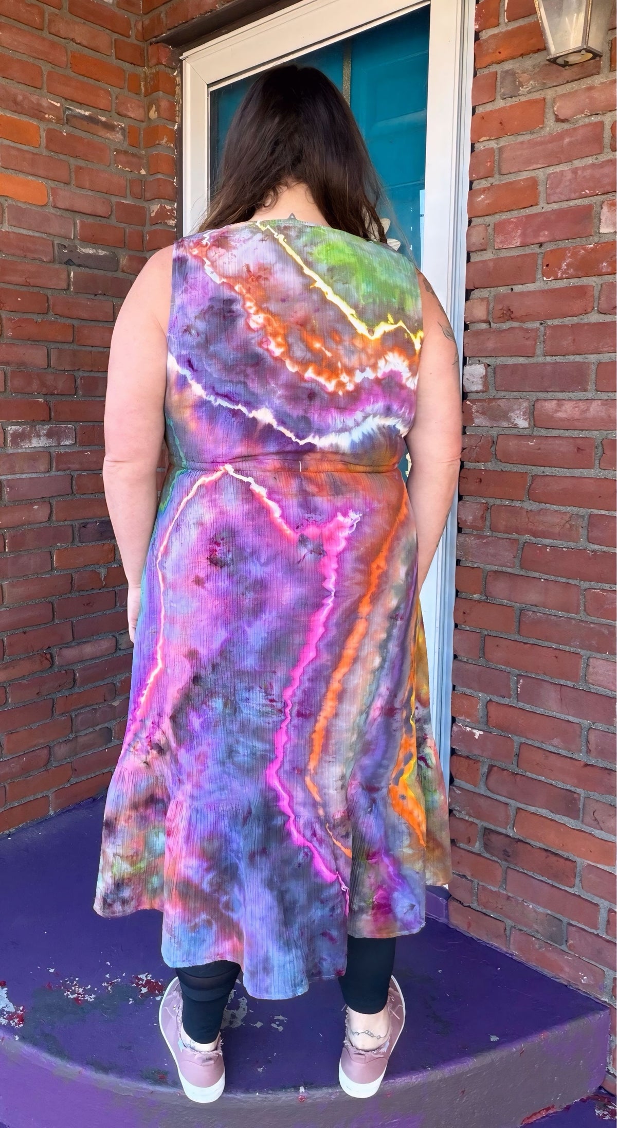 XL Thunderstorm Midi Dress