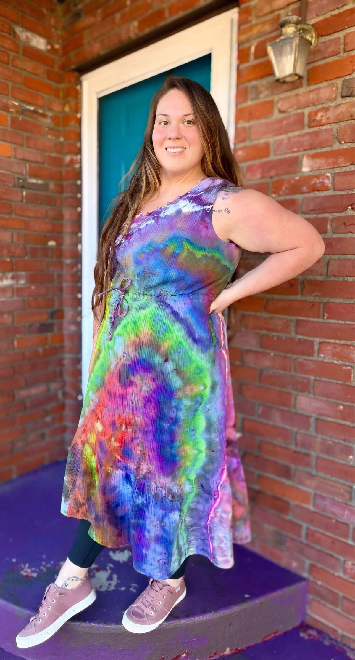 XL Thunderstorm Midi Dress