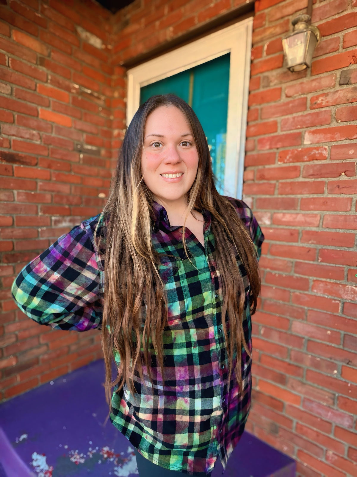 3XLT Electric Forest Flannel