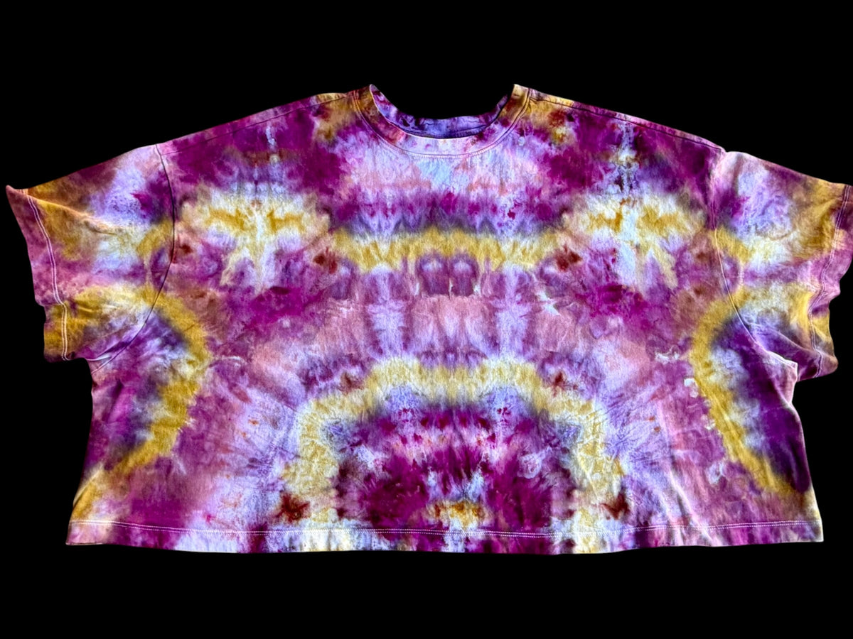 4X Mystic Lotus Galaxy Crop Top